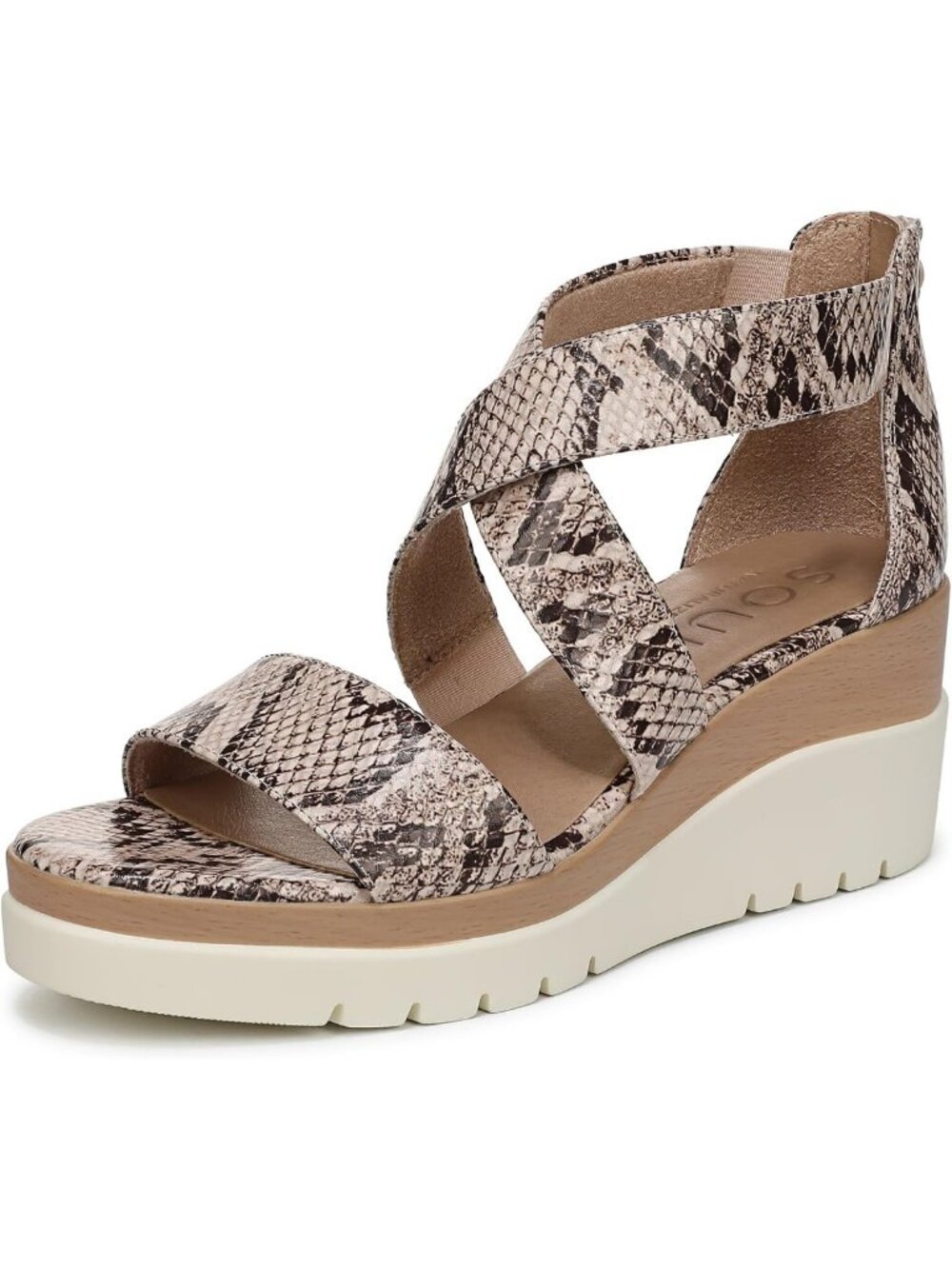 Stylish Women's Casual Ankle Strap Wedge Sandals - Comfortable & Versatile
